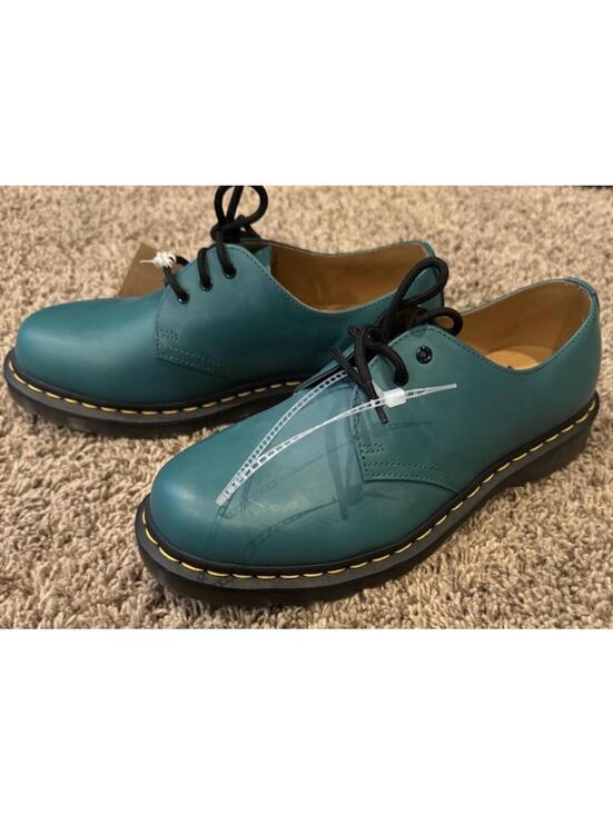 Dr. Martens 31009 Smooth Leather Teal Oxford Shoes 8W/ 7M New No Box main image 4
